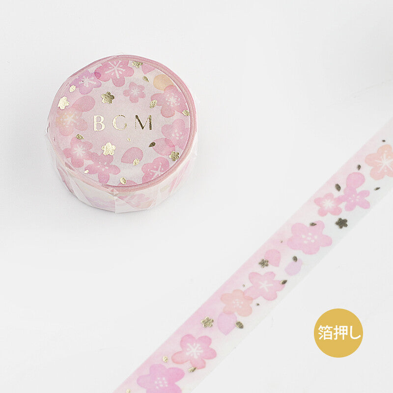 BGM Washi Tape Morning Sakura