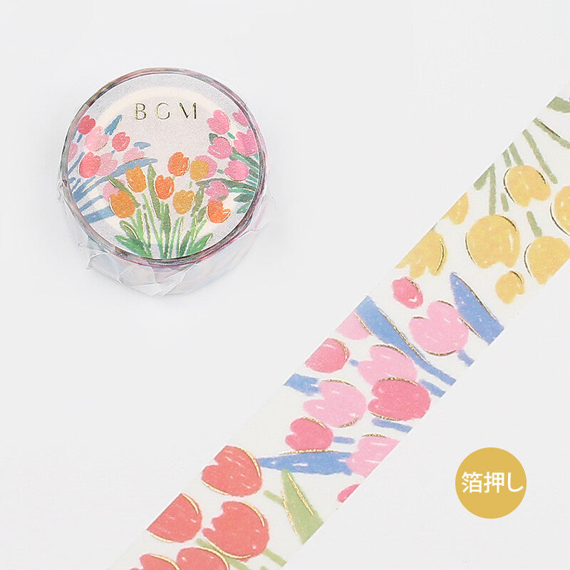 BGM Washi Tape Spring Flower