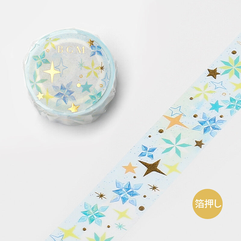 BGM Washi Tape Foiled Stars