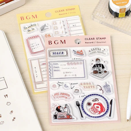 BGM Clear Stamp -Gourmet
