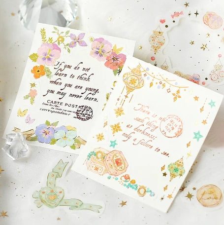 BGM Foil Stamping Jewellery Box Stickers