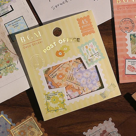 BGM Foil Stamping Stickers- Post Office Garden