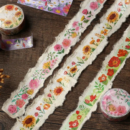 BGM Washi Tape- Sunflower Garden