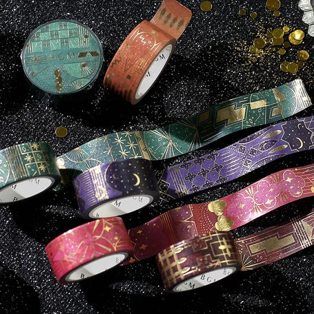 BGM Washi Tape- Arabian Night Red Hono
