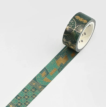 BGM Washi Tape- Arabian Night Gold Stone