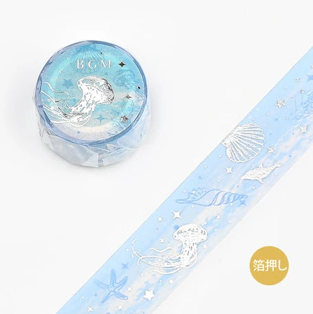 BGM Washi Tape- Nature Poetry Ocean