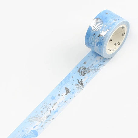 BGM Washi Tape- Nature Poetry Ocean