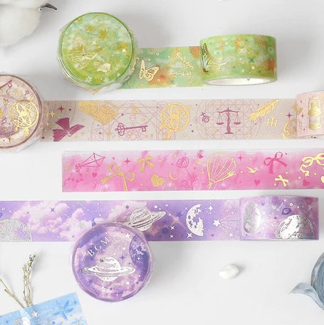 BGM Washi Tape- Nature Poetry Azure