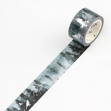 BGM Washi Tape- Nature Poetry Forest