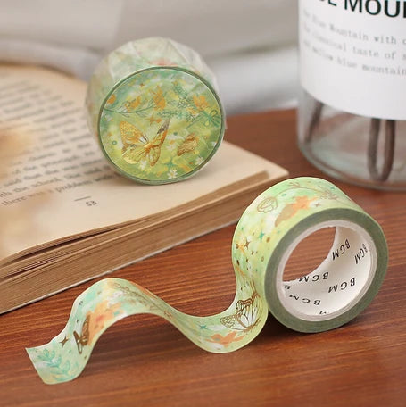 BGM Washi Tape- Nature Poetry Garden