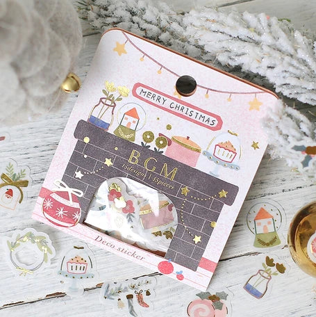 BGM Foil Stamping Stickers- Merry Christmas