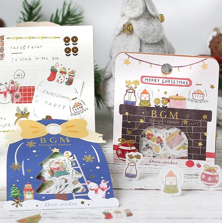 BGM Foil Stamping Stickers- Merry Christmas