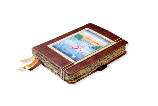 Vintage Series: Flamingo, Plain, Deckle Edged