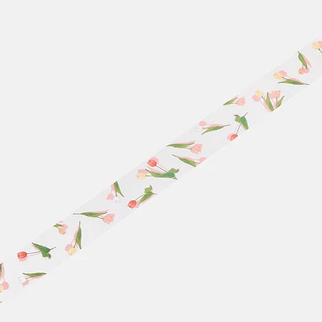 BGM Clear Tape- Lilies
