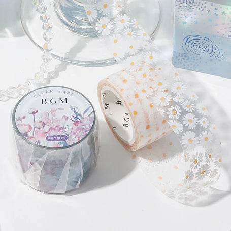 BGM Clear Tape- Morning Garden
