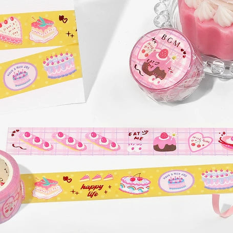 BGM Washi Tape- Pink Tape