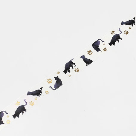 BGM Washi Tape- Black Cat