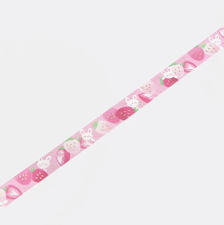 BGM Washi Tape- Crayon Land Strawberry