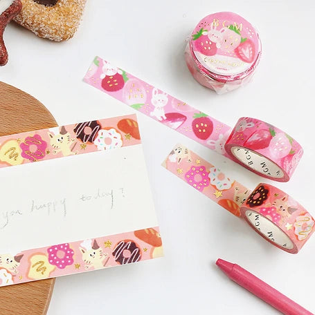 BGM Washi Tape- Crayon Land Sweet Bread