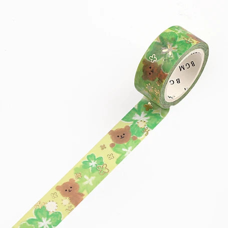 BGM Washi Tape- Crayon Land Clover