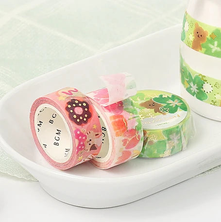 BGM Washi Tape- Crayon Land Clover