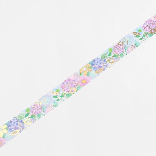 BGM Washi Tape- Flower Melody Hydrangea
