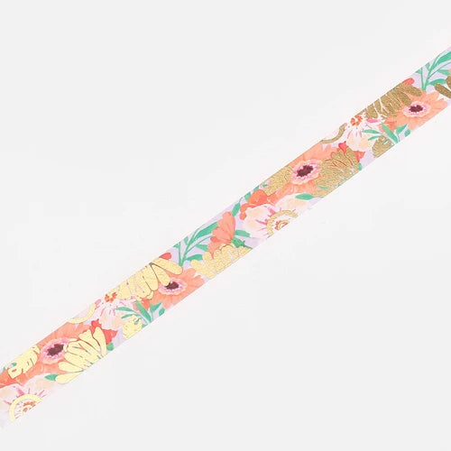 BGM Washi Tape- Flower Melody Gerbera