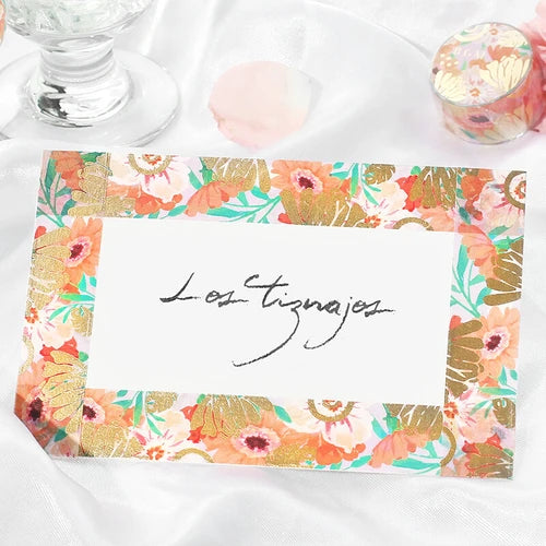 BGM Washi Tape- Flower Melody Gerbera