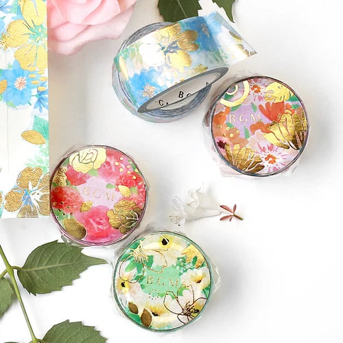 BGM Washi Tape- Flower Melody Gerbera