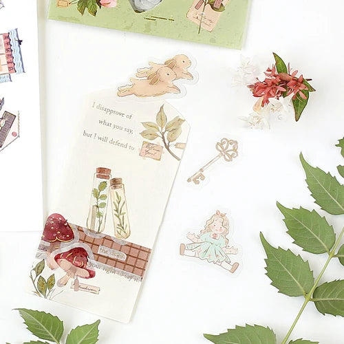 BGM Foil Stamping Stickers- Botanical book