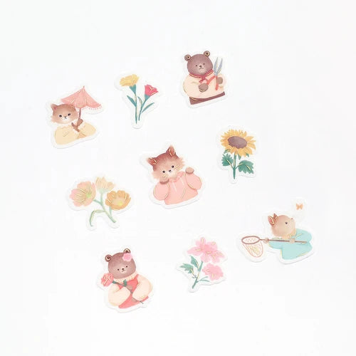 BGM Foil Stamping Stickers- Garden
