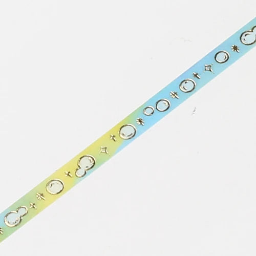 BGM Slim Washi Tape- Soap Bubble