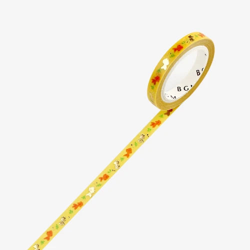 BGM Slim Washi Tape- Goldfish