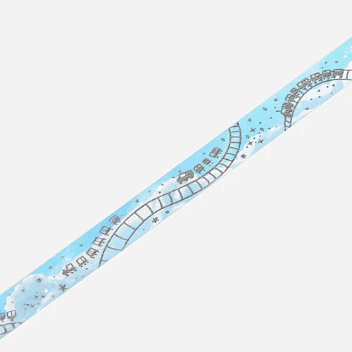 BGM Washi Tape- Azure Train