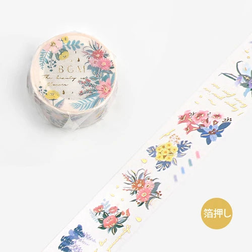 BGM Washi Tape- Flower Bouquets