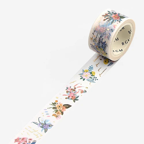 BGM Washi Tape- Flower Bouquets