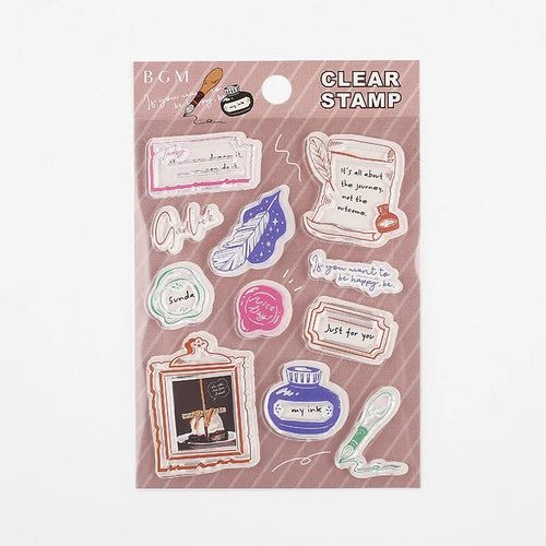 BGM Clear Stamp - Writing Papers & Envelope
