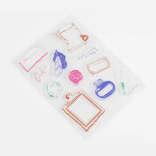 BGM Clear Stamp - Writing Papers & Envelope