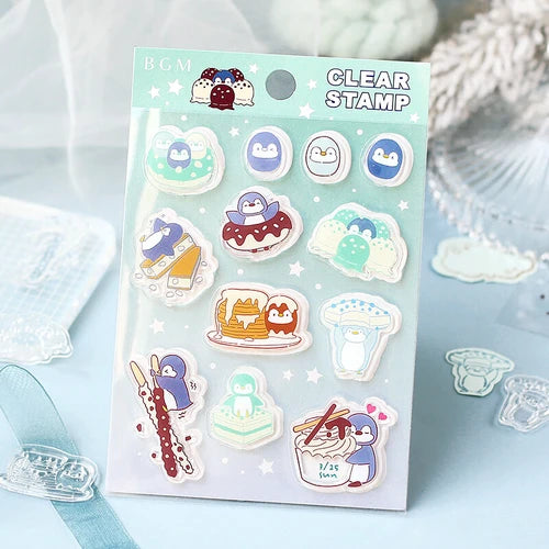 BGM Clear Stamp - Penguin