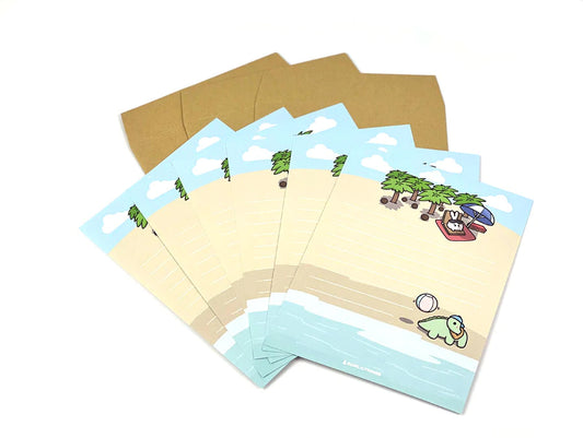 Nohnoh「Beach Day」Letter Set