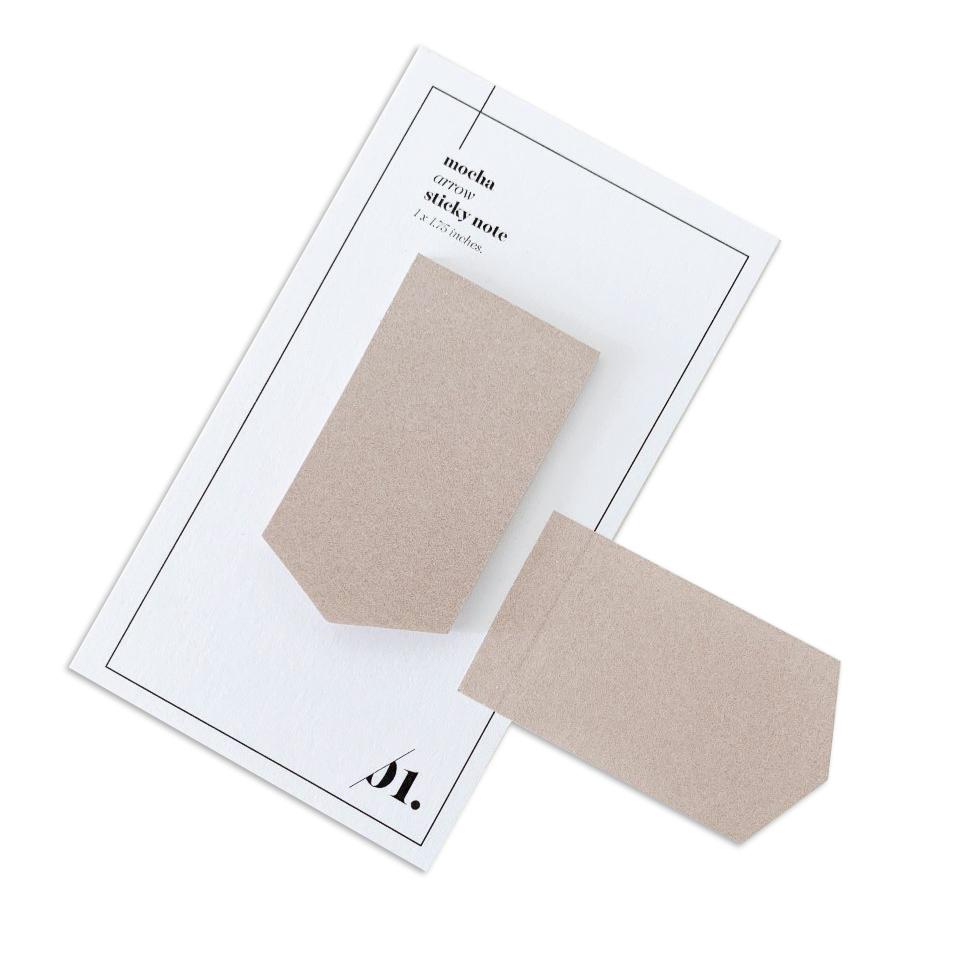 ARROW STICKY NOTES | MOCHA