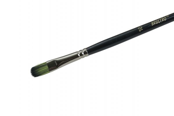 Brustro Artists Greengold Acrylic Brush Filbert Series 1800