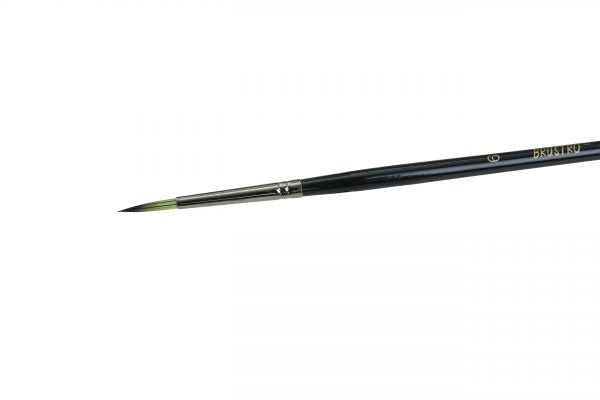 Brustro Artists Greengold Acrylic Brush Round Series 1800