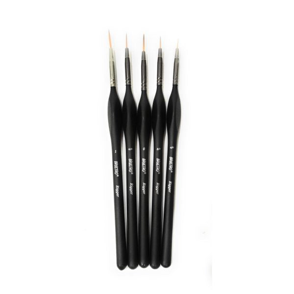 BRUSTRO Artists’ Watercolour & Acrylic Miniature Brush Set of – 12
