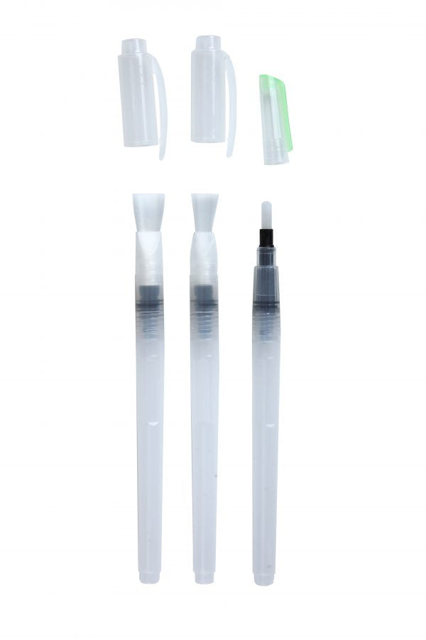 Brustro Aqua Squeeze Leak Proof Watercolor Brush Pen Flat
