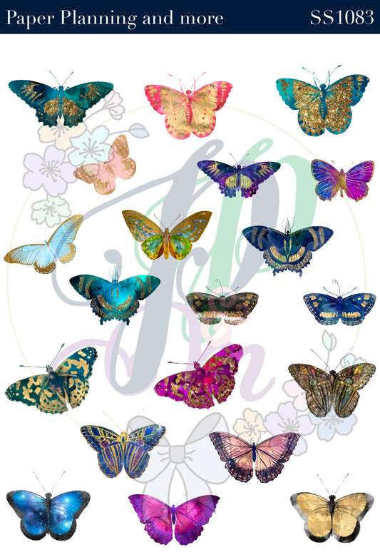 Butterflies 1 Sticker Sheet