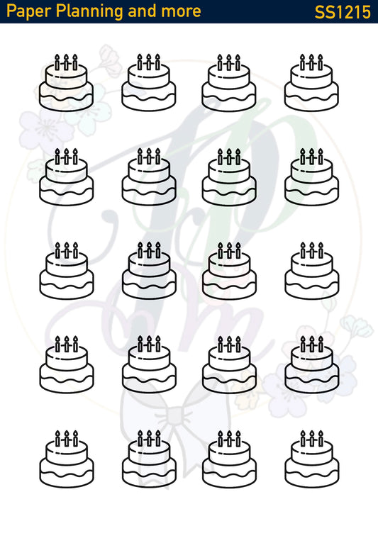 Cake Sticker Sheet