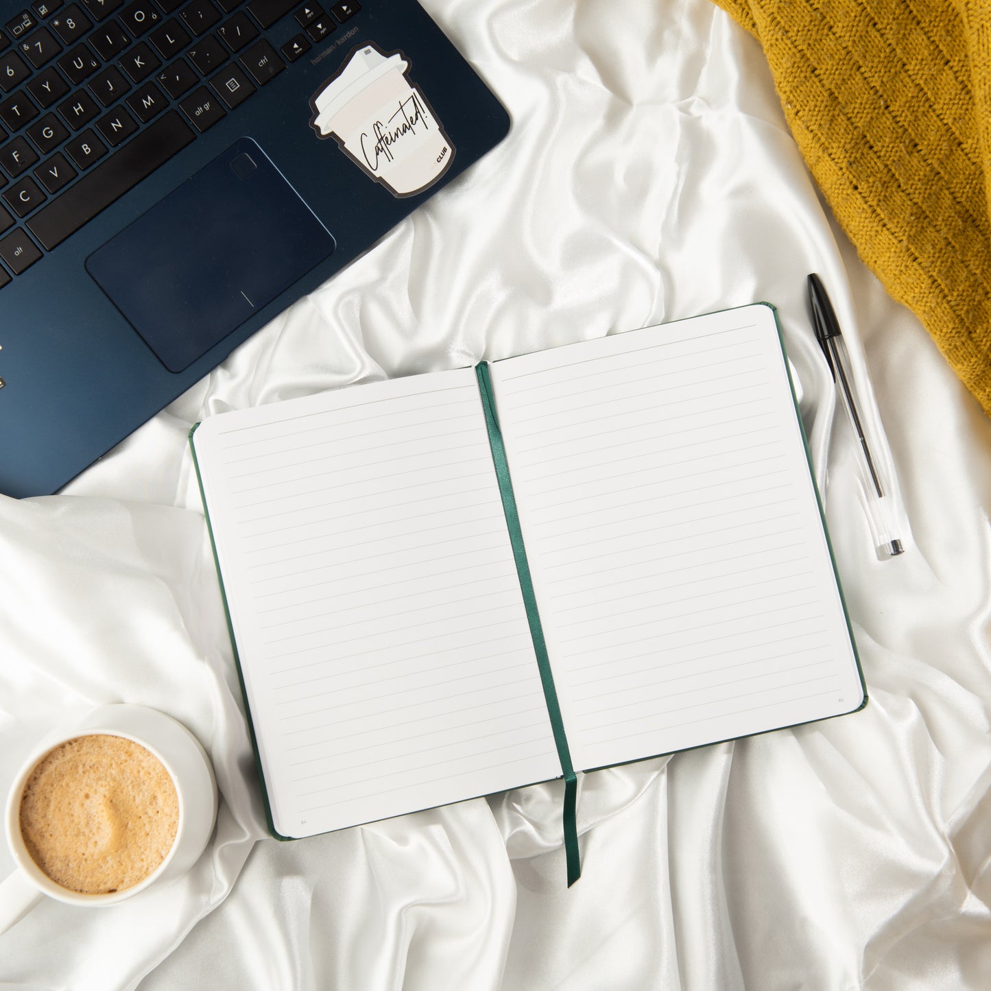 Yop & Tom A5 LINED JOURNAL - FOREST GREEN