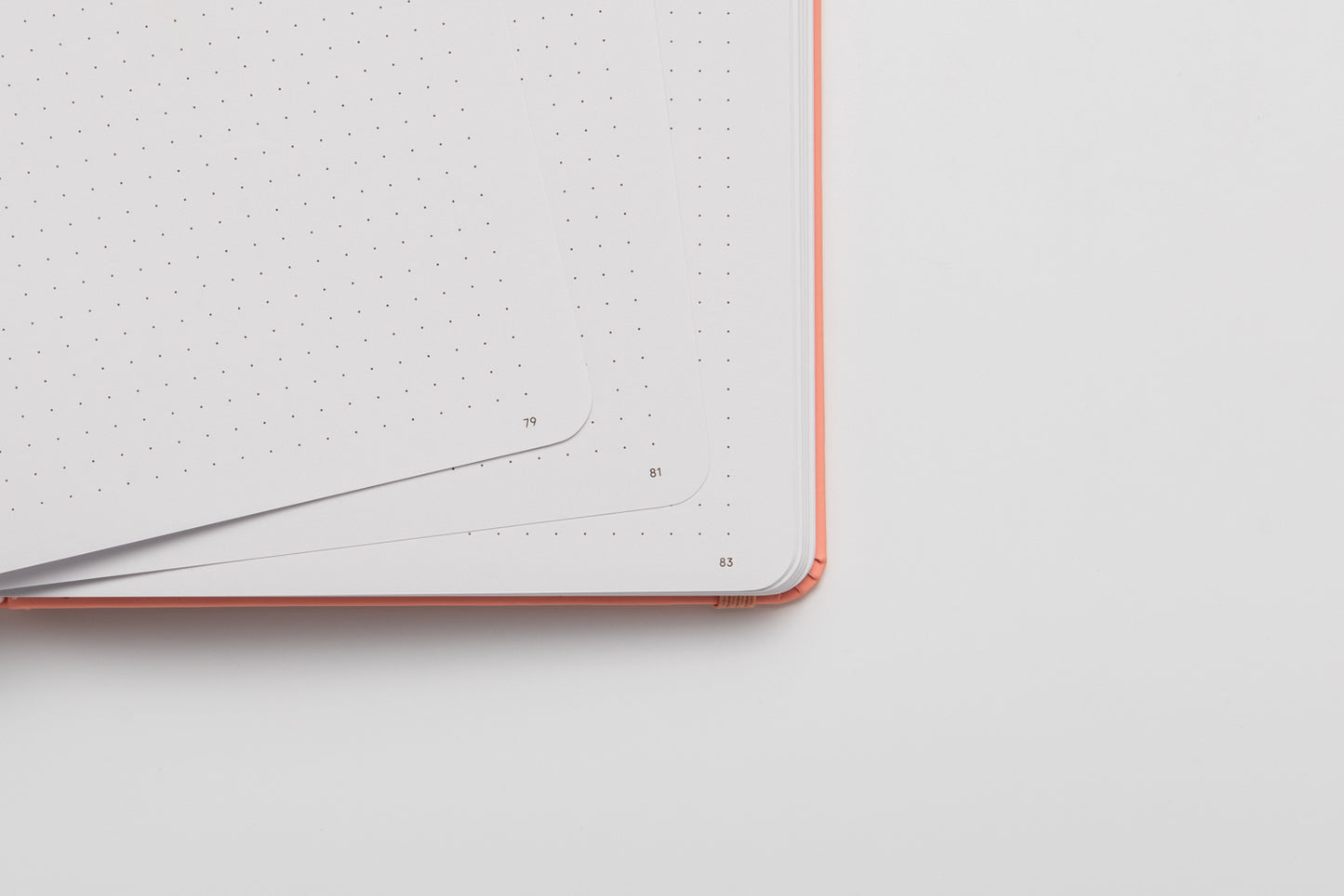 A5 DOT GRID JOURNAL - CLOUD - PASTEL PEACH