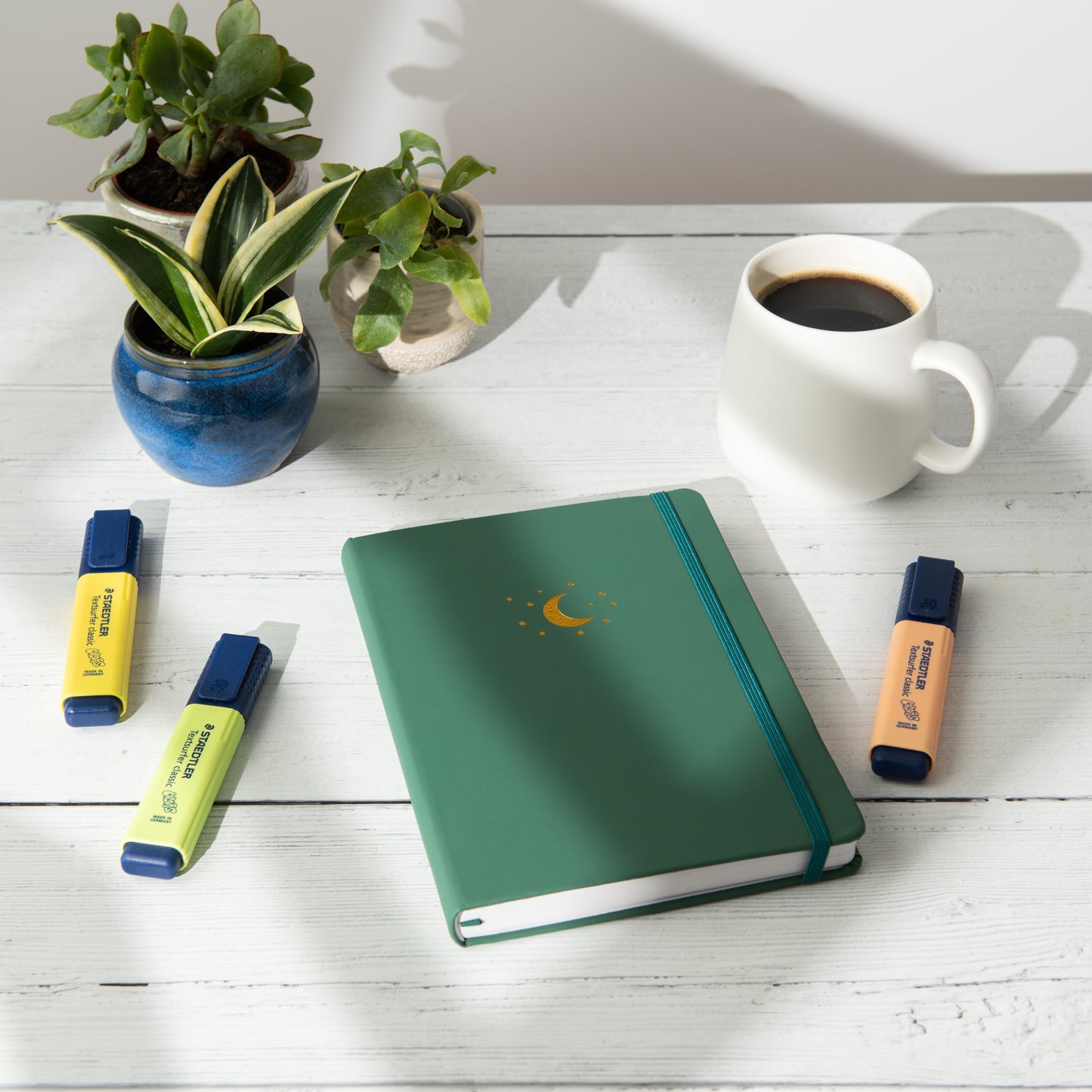 Yop & Tom A5 LINED JOURNAL - FOREST GREEN